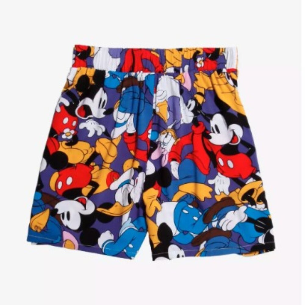 Disney The Sensational Six Mickey & Friends Girls Woven Shorts Juniors Sz XL NWT